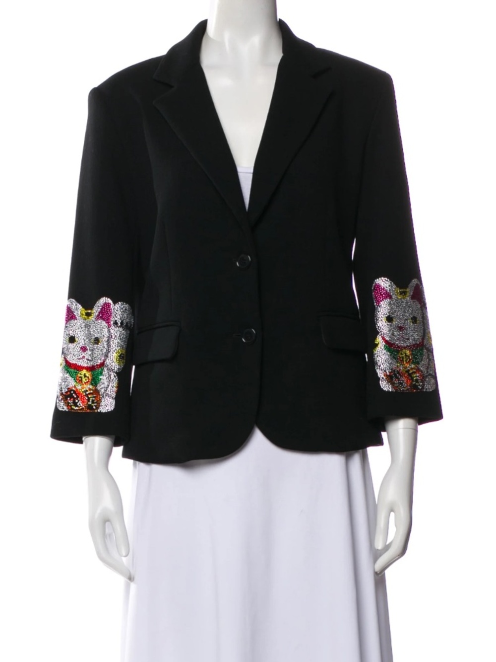 Libertine Jacket Blazer Beaded Embellishments Chinese Cat L
